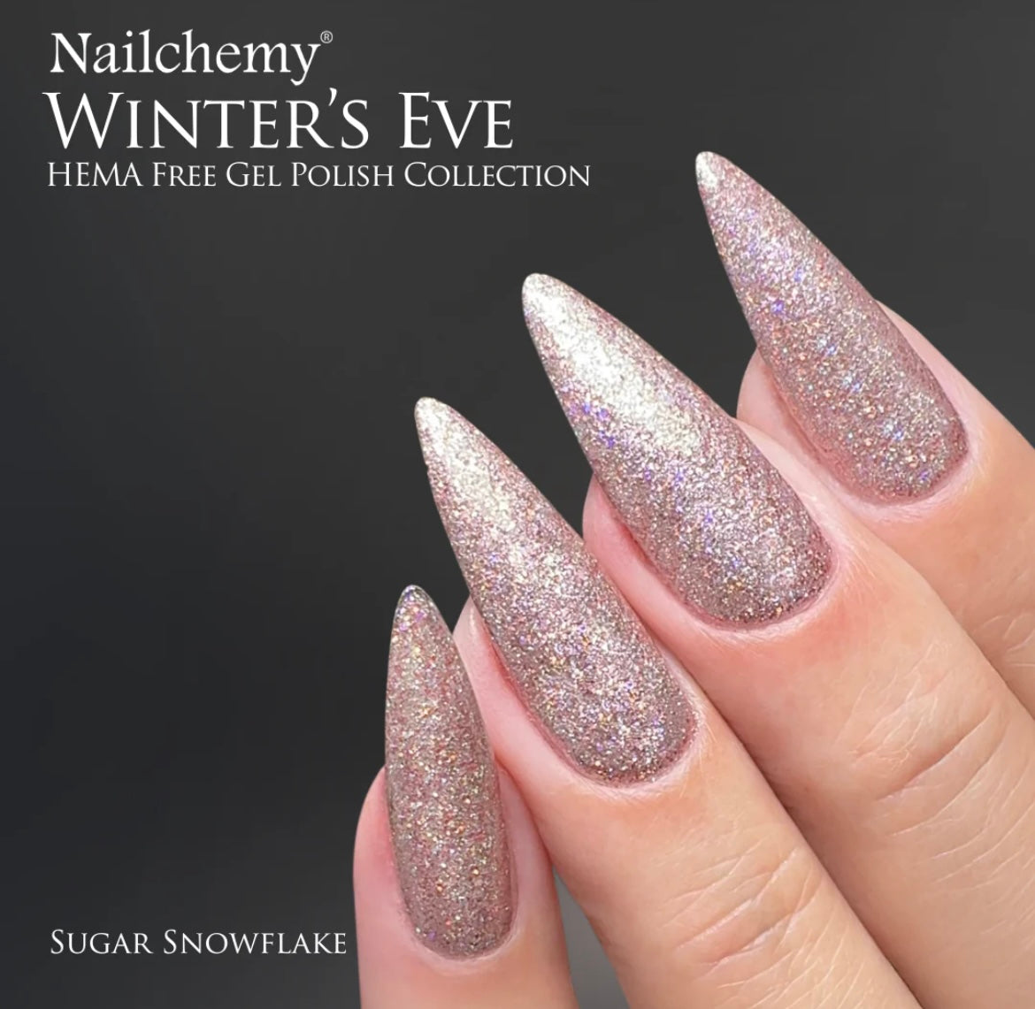 Sugar Snowflake • Hema-Free • Gel Polish by Nailchemy