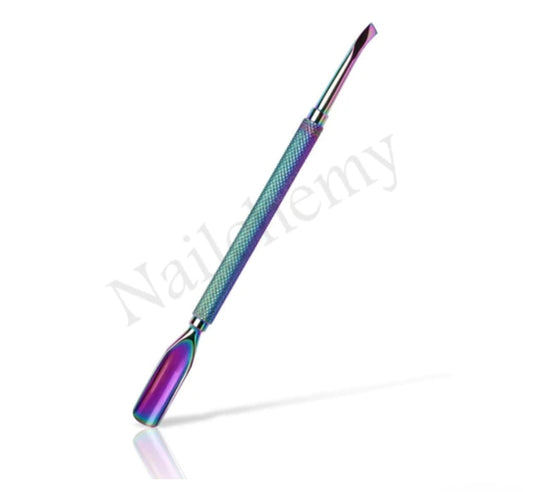 NAILCHEMY CUTICLE PUSHER/KNIFE (RAINBOW)