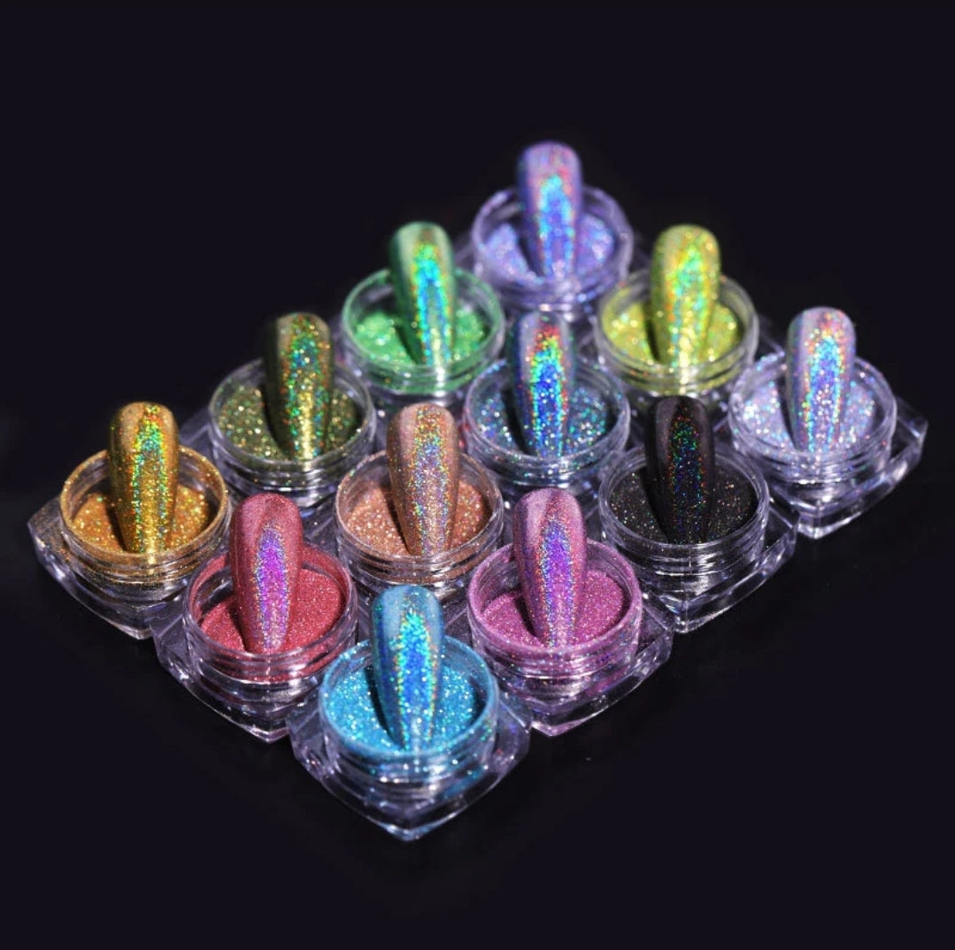 12 Holographic Glitter