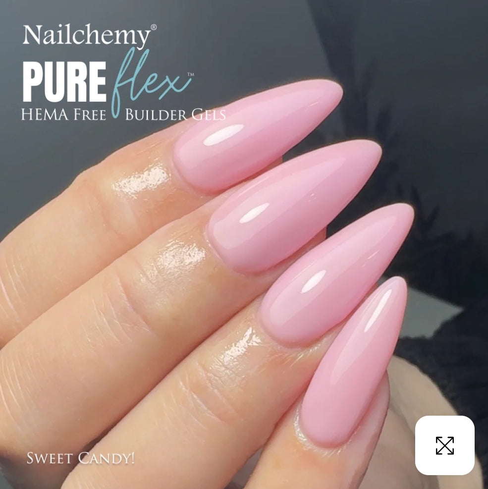 Sweet Candy PURE Flex Hema-Free Builder Gel by Nailchemy