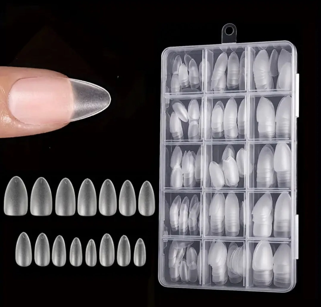 Almond Pre-Etched Nail Tips