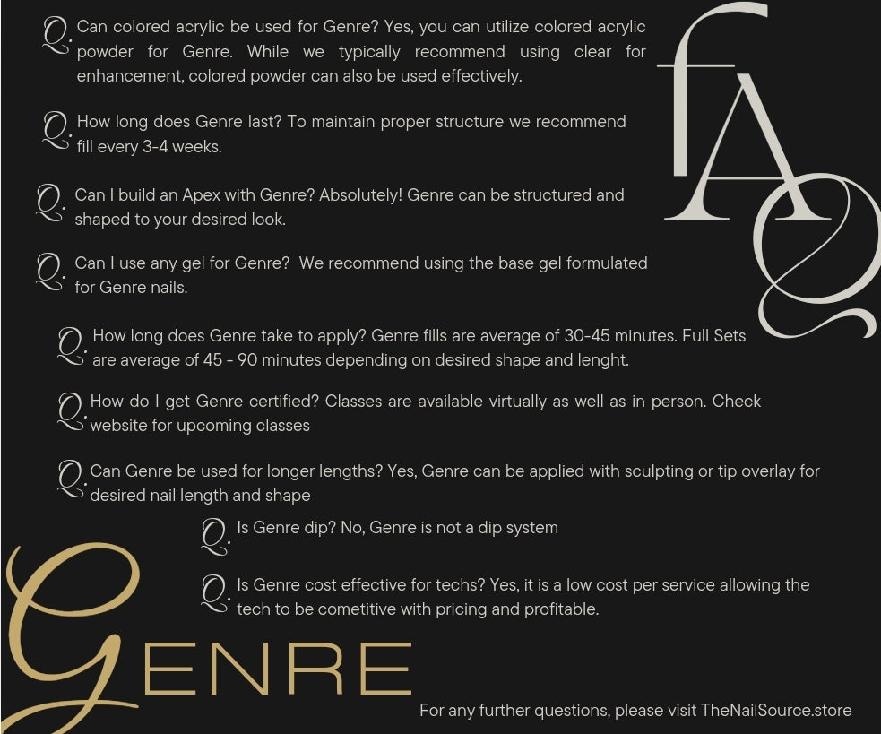 Genre Online Workshop | Nail Tech Training • Kit Included