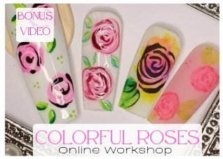 Colorful Roses Online Workshop