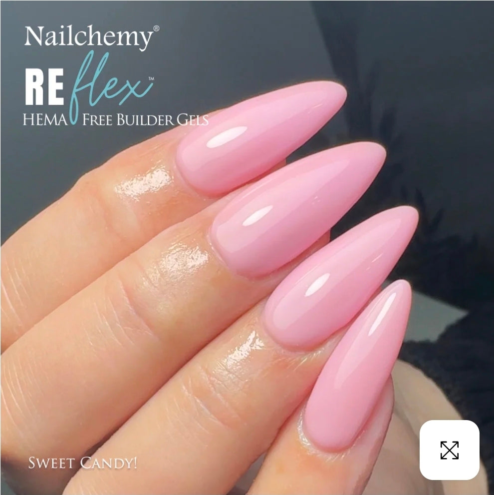 Sweet Candy PURE ReFlex Hema-Free Builder Gel by Nailchemy