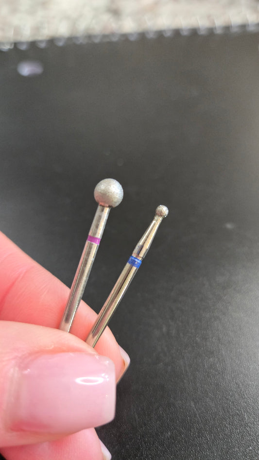 Polished Finish Duo • 2pc • Efile Bit Set