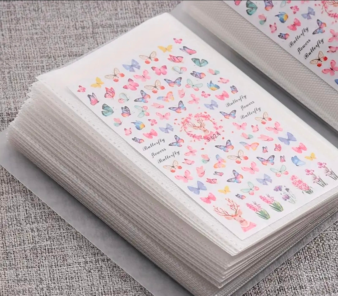Nail Decal Storage Book