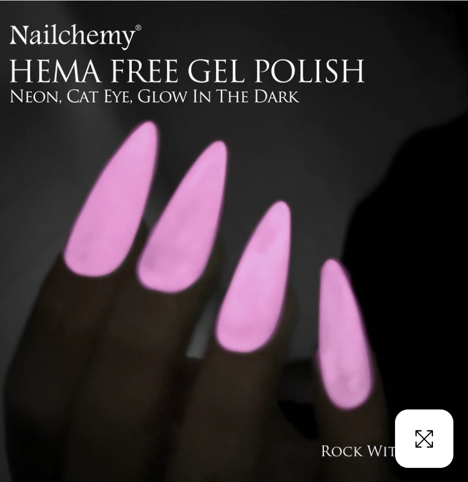 Rock With You • Hema-Free • Glow in the dark • Magnetic • Gel Polish by Nailchemy