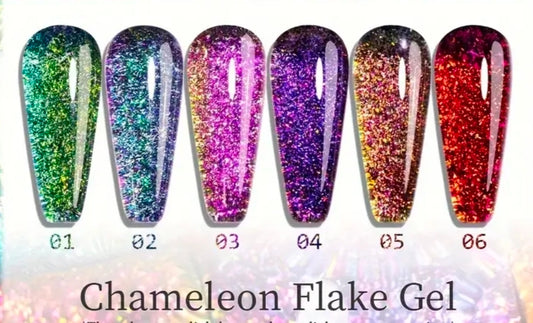 Chameleon Flake 6 pc • Gel Polish