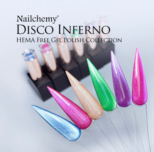 Disco Inferno • Full Collection • Neon - Glow in the Dark • Cat Eye • Hema-Free • Gel Polish