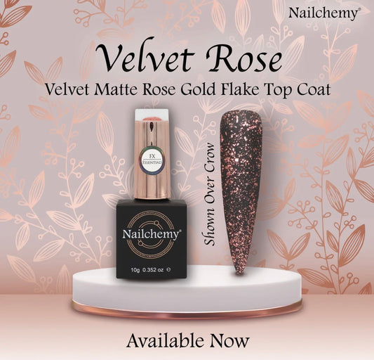 Velvet Rose - FX Essentials Matte Top Coat 10g by Nailchemy