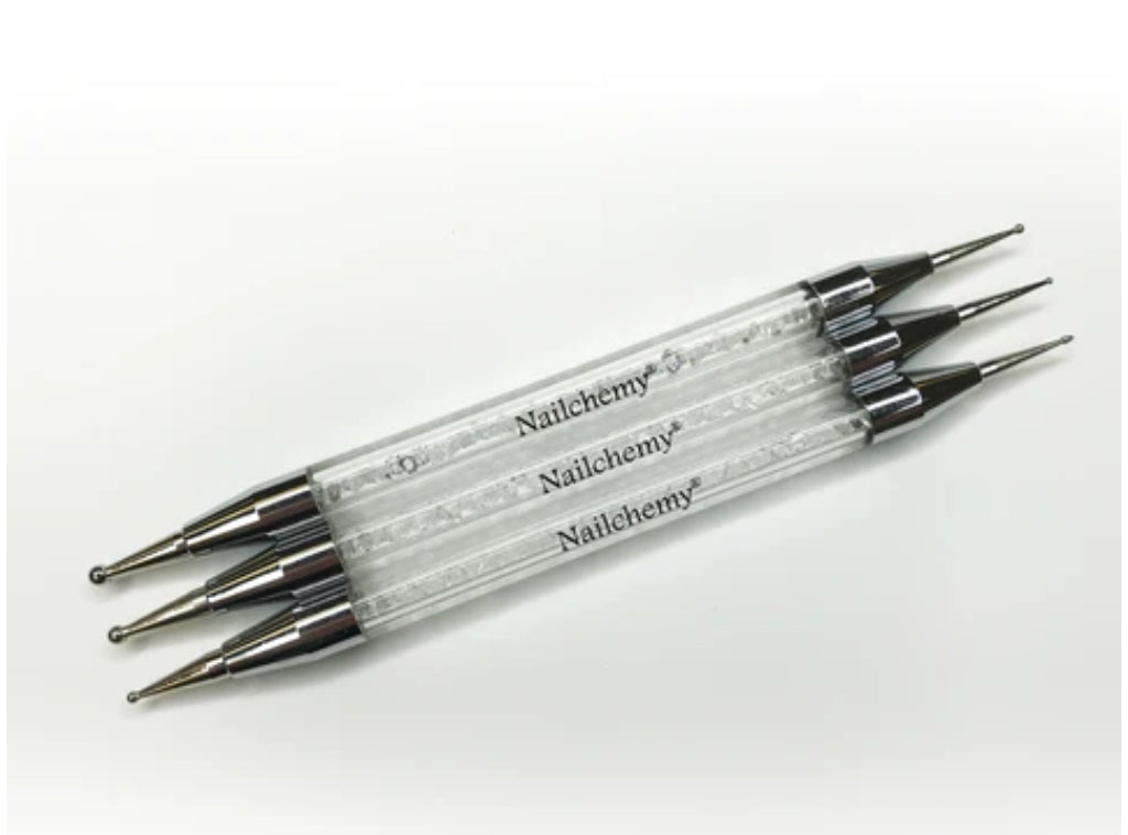 3 X NAILCHEMY DOTTING NAIL ART TOOLS