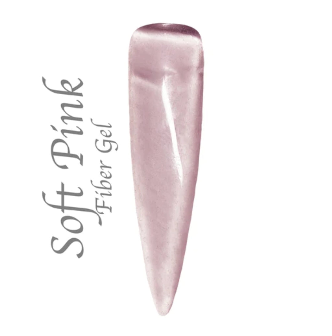 Soft Pink Soak-Off Fiber Gel by Nailchemy 15ml