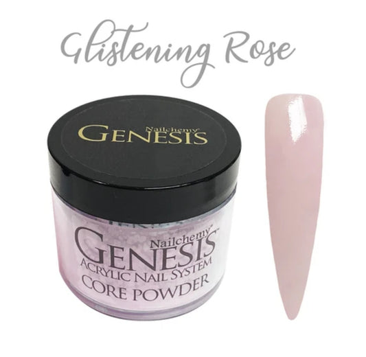 Glistening Rose Genesis Acrylic Powder 45g