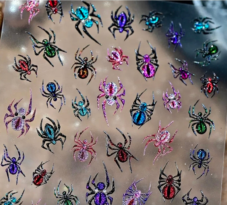 Laser Holo Spider • Stickers