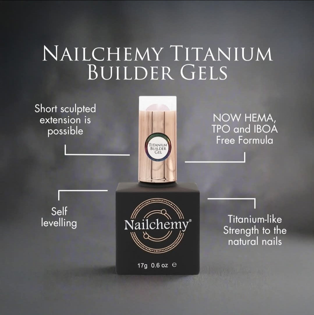 🌸 New 🌸  Clear • Titanium • Hema-Free • Soak Off Builder Gel  17g