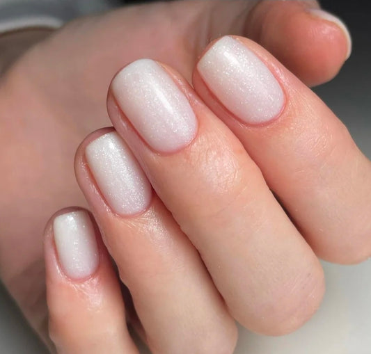 White Shimmer • Soak Off Fiber Gel - 17g