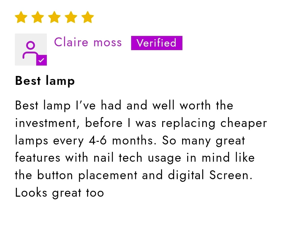 Nailchemy High-Performance • 36W LED Nail Lamp
