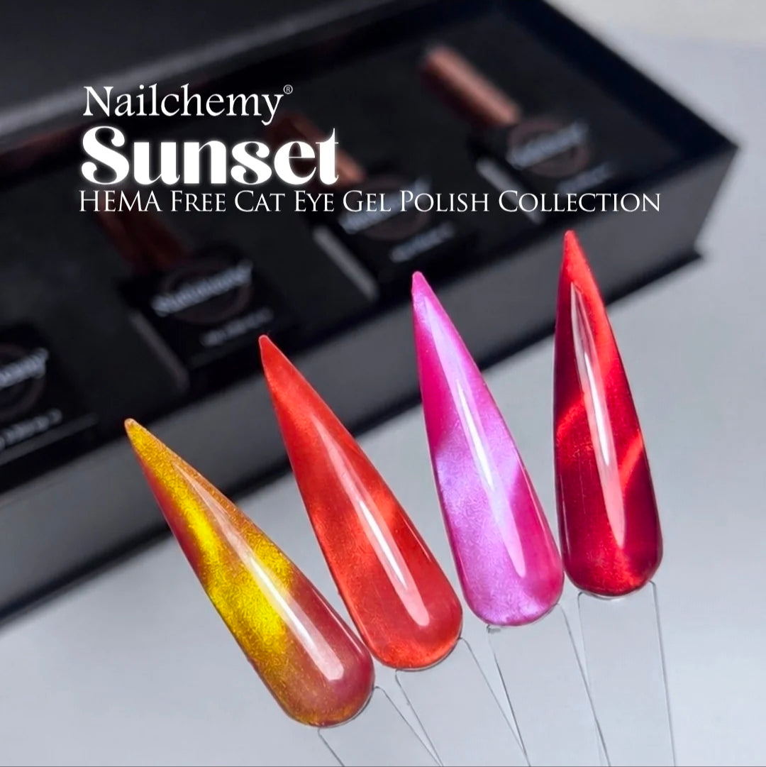 Sunset Collection - Cat Eye Hema-Free • Gel Polish Collection (4 x 10g)