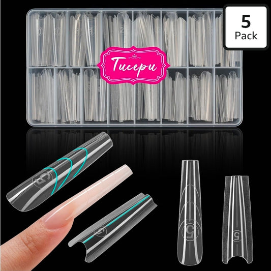 Sandwich Dual Forms • Long Coffin • Reusable Nail Forms