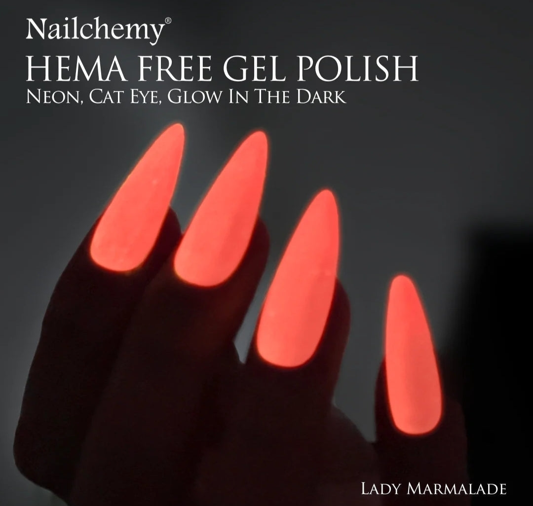 Lady Marmalade • Hema-Free • Glow in the dark • Magnetic • Gel Polish by Nailchemy