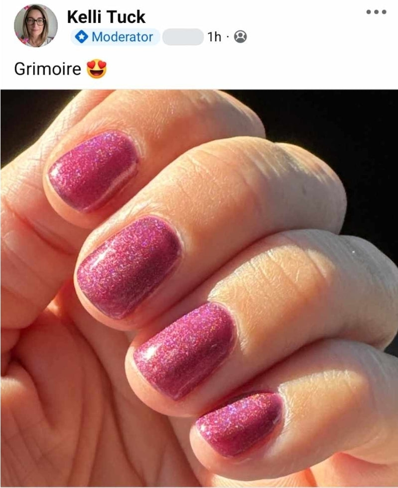 Grimoire • Holographic • Hema-Free • Gel Polish by Nailchemy