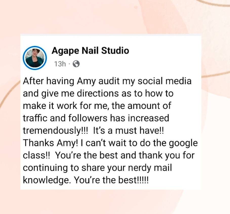 More Clients Facebook Audit for Nail Techs | Profile & Social Media Optimization