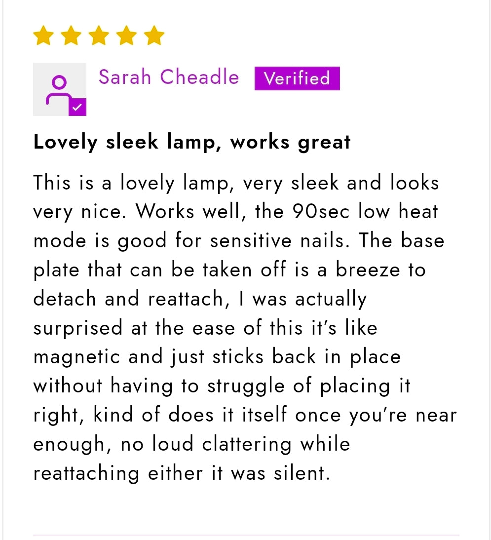 Nailchemy High-Performance • 36W LED Nail Lamp