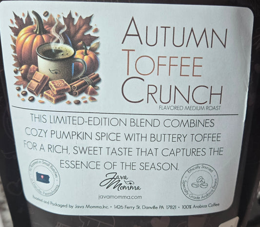 Autumn Toffee Crunch Flavored Coffee