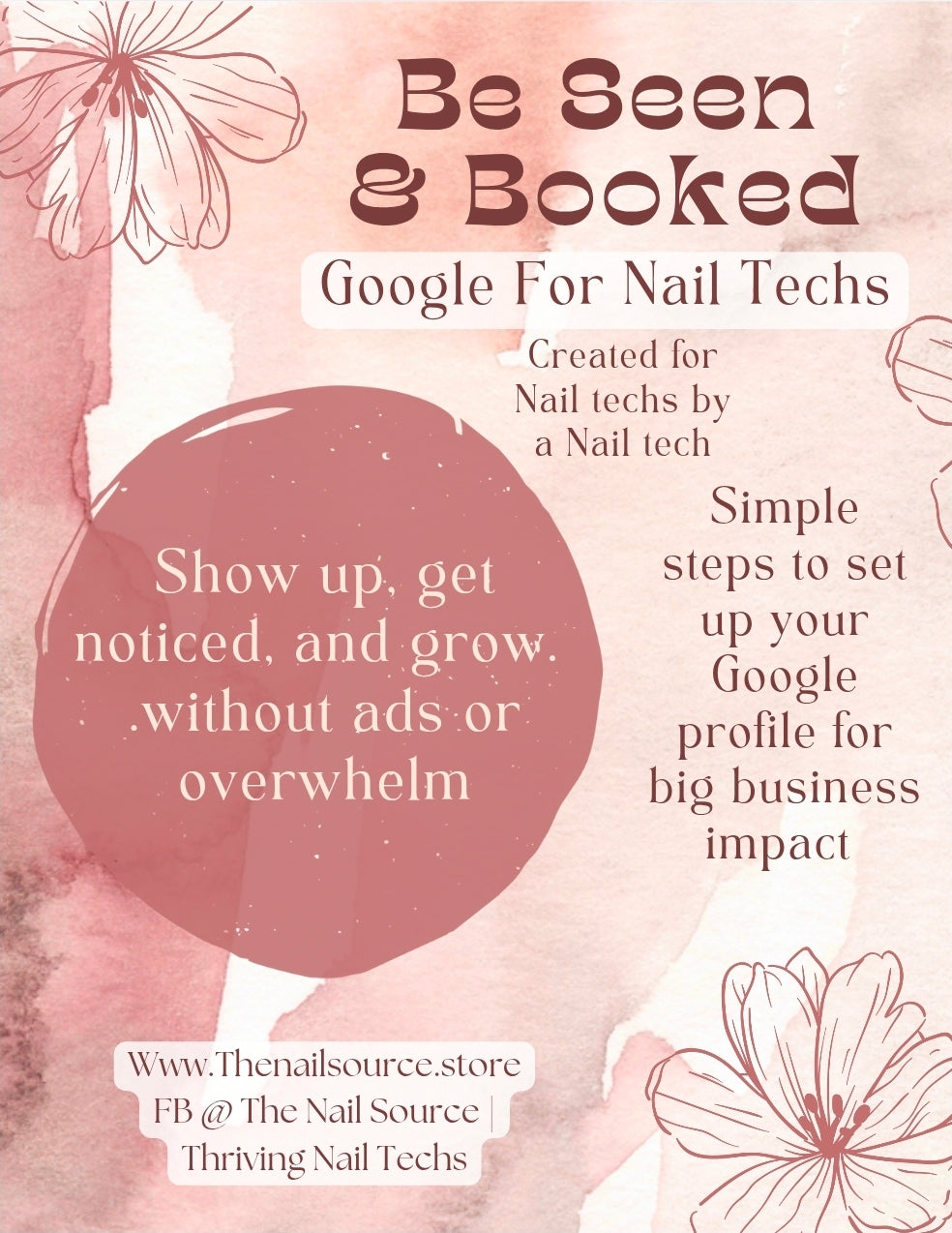 Be Seen & Booked • Free Google Class for Nail Techs