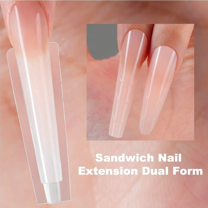 Sandwich Dual Forms • Long Coffin • Reusable Nail Forms