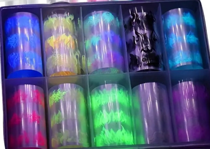 Foil Flames • Glow in the Dark