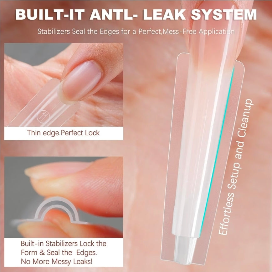 Sandwich Dual Forms • Long Coffin • Reusable Nail Forms