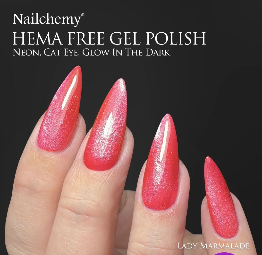 Lady Marmalade • Hema-Free • Glow in the dark • Magnetic • Gel Polish by Nailchemy